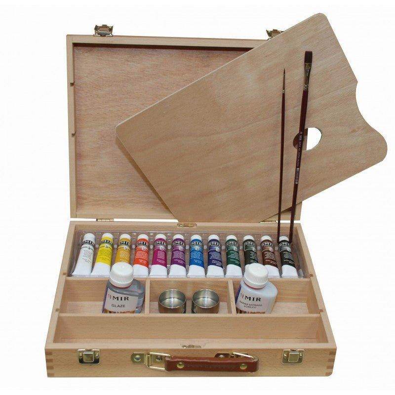 Maletin de Madera Acrilico Mir - Pinturas y Tarimas Ideas
