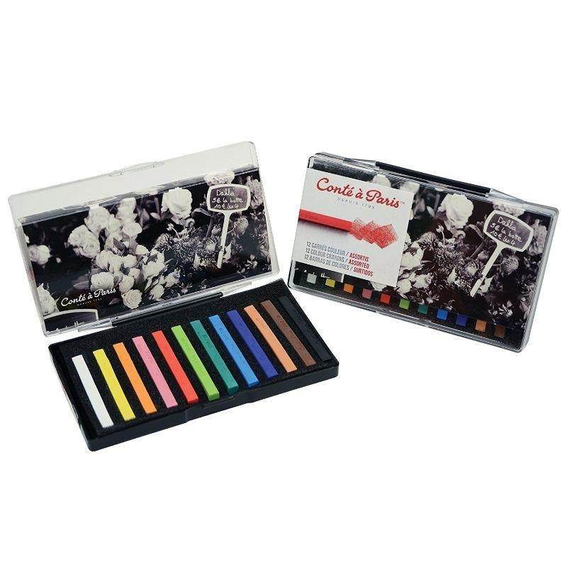 Caja Carres de Dibujo Conte a Paris 12 Colores Surtidos - Pinturas y Tarimas Ideas