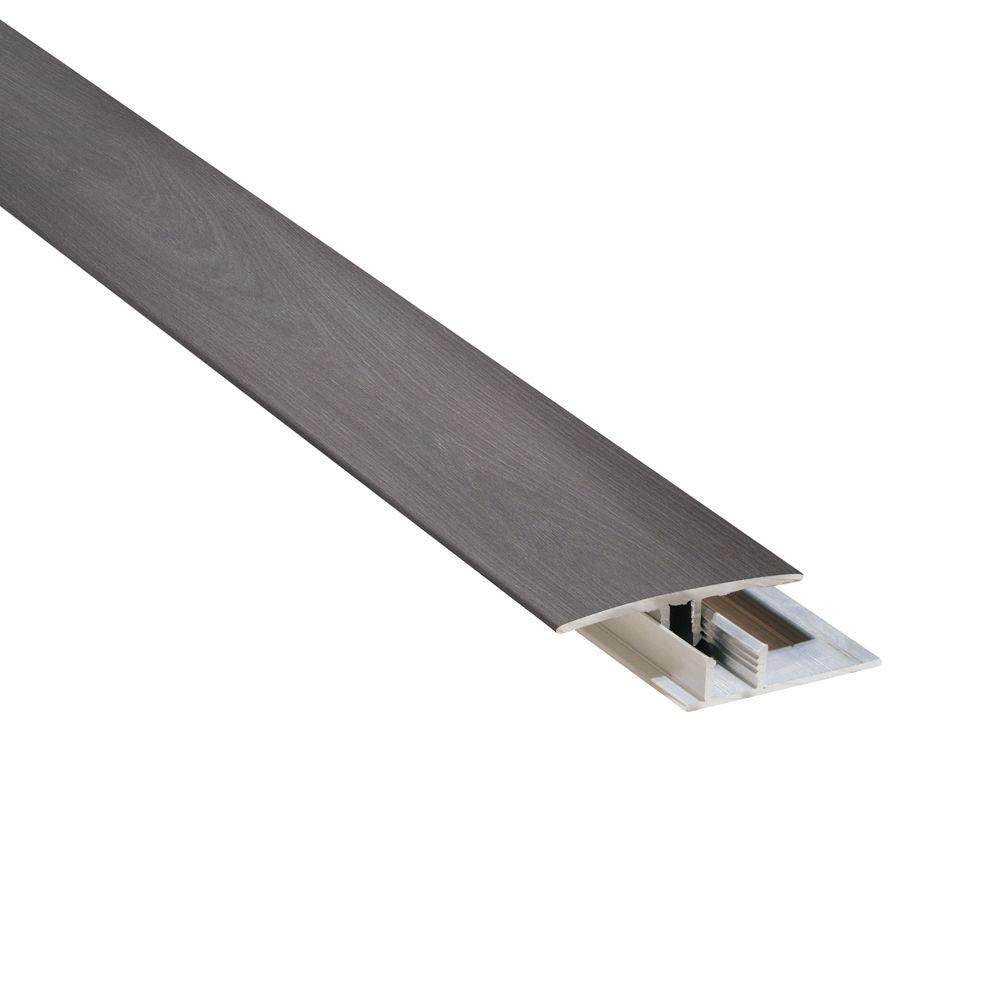 FINfloor Dilatación Aluminio + Base. 2400 x 3,7 x 0,21 cm - Pinturas y Tarimas Ideas
