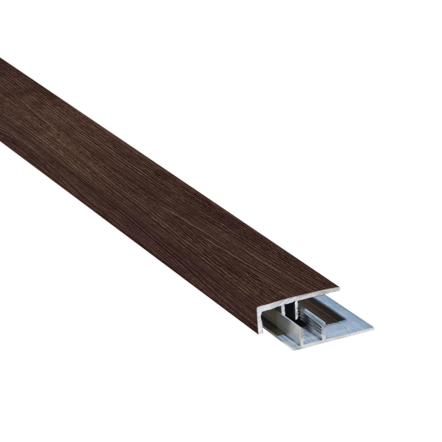 FINfloor Perfil Terminal Aluminio + Base. 2400 x 3 x 0,21 cm - Pinturas y Tarimas Ideas