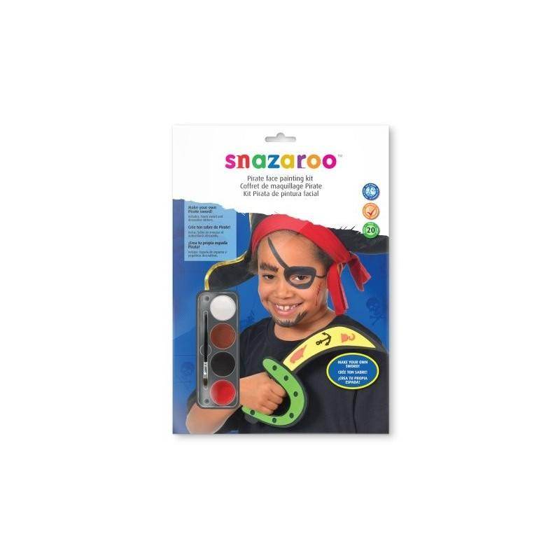 Maquillaje Snazaroo Goma Eva Pirata - Pinturas y Tarimas Ideas