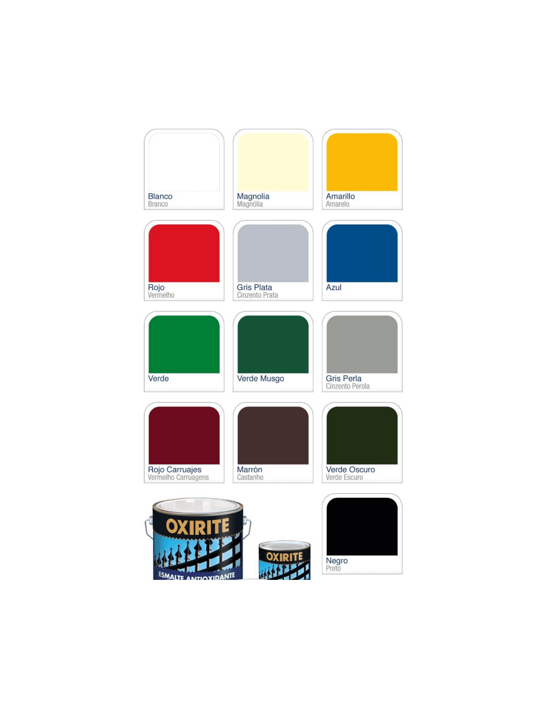 Oxirite Esmalte Antioxidante Directo sobre Oxido - Pinturas y Tarimas Ideas
