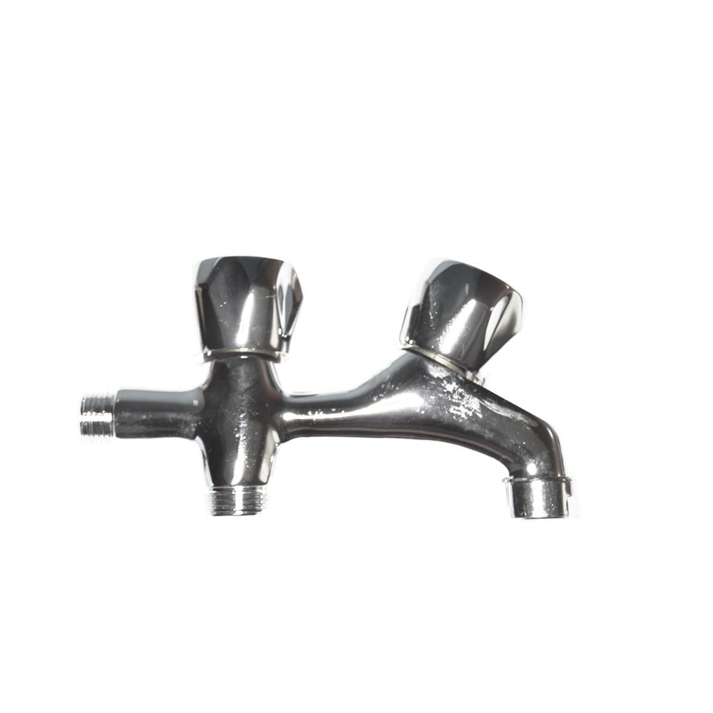 GRIFO DE LAVADORA DOBLE V/METAL CR 1/2" (ENVASADO)