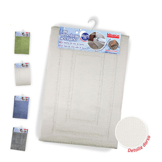ALFOMBRA DE BAÑO ESCULPIDA ANTIDESLIZANTE, COLORES SURTIDOS, 40 x 60 cm