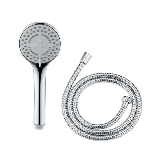 CONJUNTO DE DUCHA BASIC, CABEZAL 5 FUNCIONES + MANGUERA 150 cm