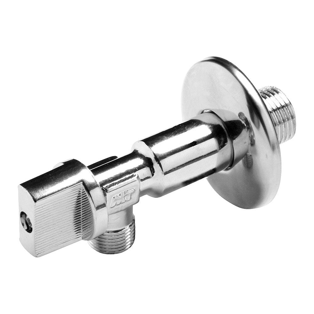 VÁLVULA ESCUADRA LARGA ANTICAL CON MANDO METÁLICO Ø½ x 3/8 pulg