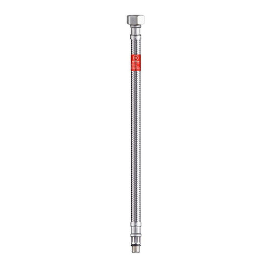 LATIGUILLO FLEXIBLE INOXIDABLE GRIFERIA H 3/8 pulg - M 10 x 1, 30 cm