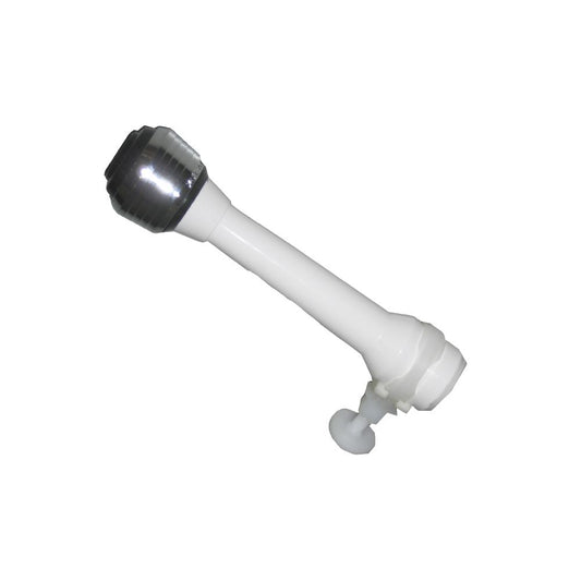 ATOMIZADOR - DUCHA  PARA GRIFOS SIN ROSCA Ø21 interior x 150 mm CON ABRAZADERA (ENVASADO)