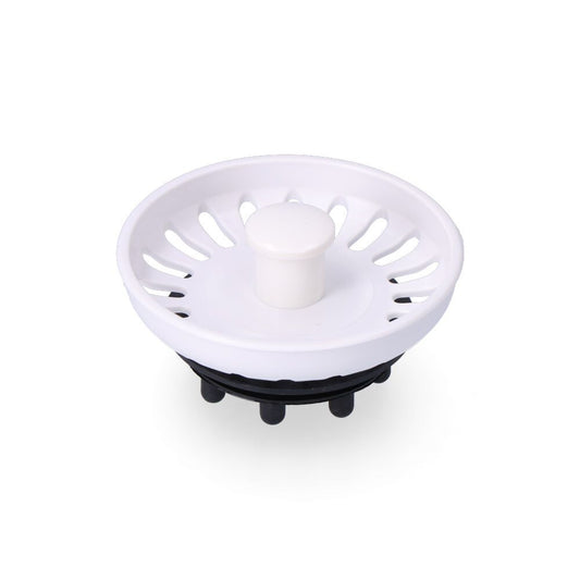 FILTRO DE REJILLA DE FREGADERO. TIPO "TEKA" COLOR BLANCO Ø7,7cm (ENVASADO)