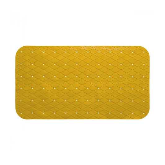ALFOMBRA DE DUCHA INTERIOR RECTANGULAR ANTIDESLIZANTE MOSTAZA 69 x 39 cm