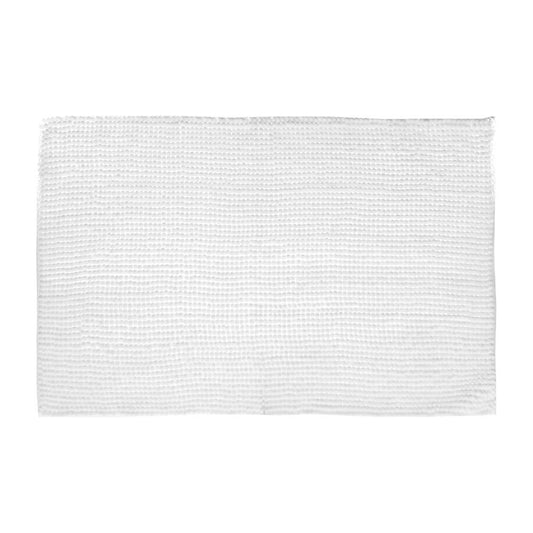ALFOMBRA DE BAÑO BLANCA 50 x 80 cm