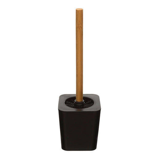 ESCOBILLERO WC BAMBU-NEGRO COLECCIÓN 'NATUREO'