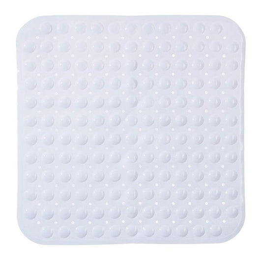 ALFOMBRA DE DUCHA CUADRADA BLANCA 55 x 55 cm