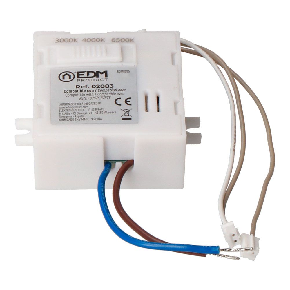 RECAMBIO TRANSFORMADOR APLIQUE CIRCULAR Y CUADRADO 3CCT 24 W 32576, 32579