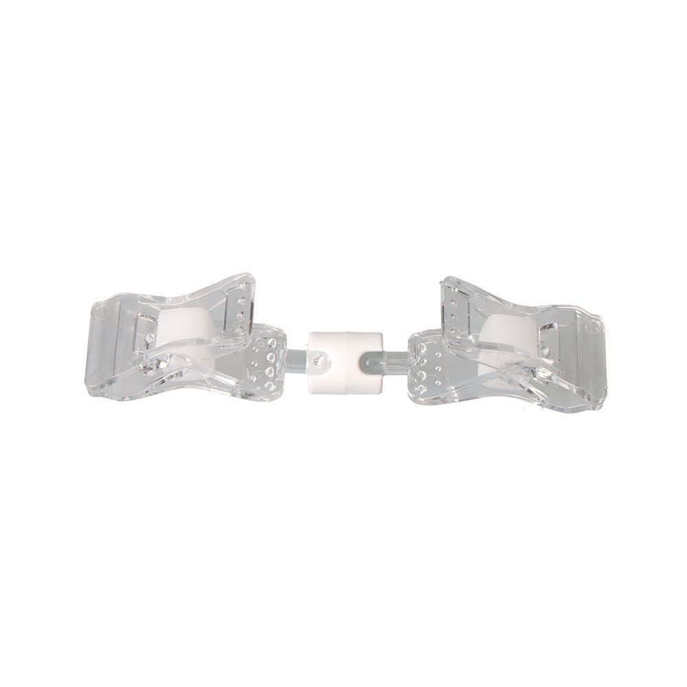 PINZA PORTAPRECIOS DOBLE, ALTURA TOTAL 92 mm