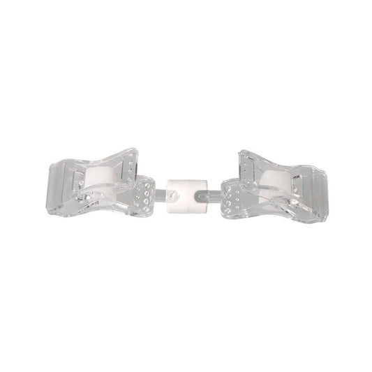 PINZA PORTAPRECIOS DOBLE, ALTURA TOTAL 92 mm