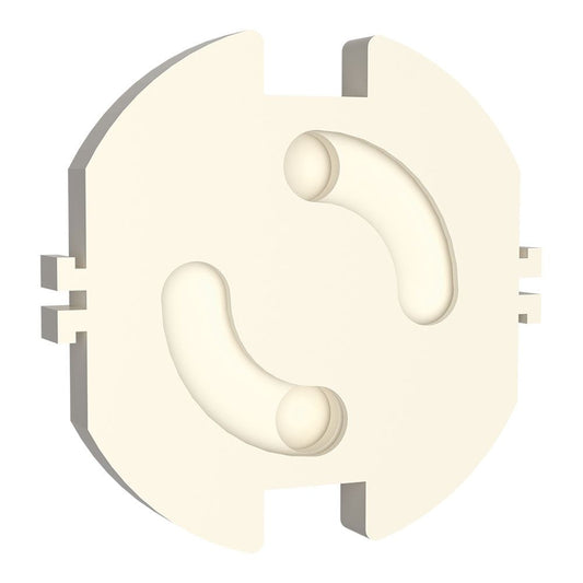 TAPA DE ENCHUFE GIRATORIOS BASE T/TL, BLISTER 10 uds