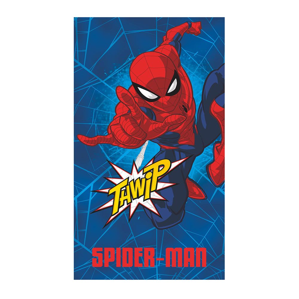 TOALLA DE PLAYA 300 g / m²  ALGODÓN  70 x 140 cm SPIDERMAN