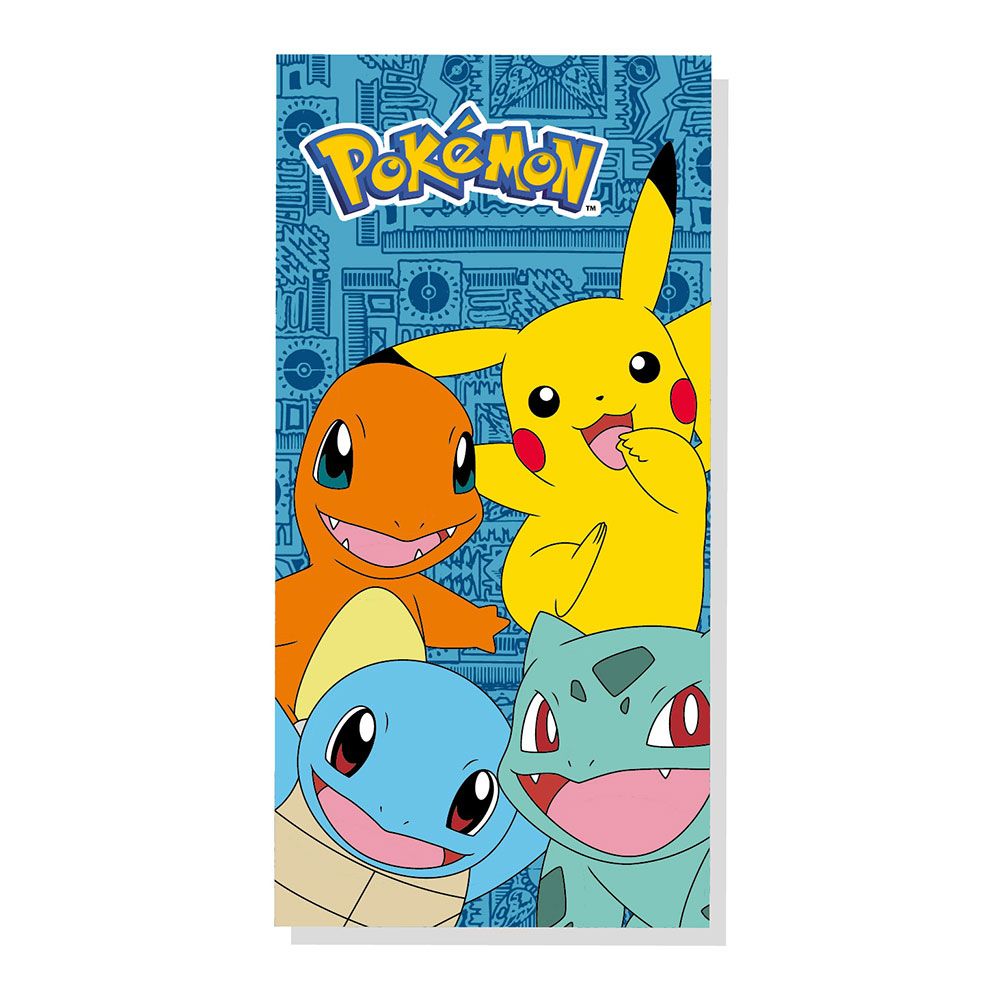 TOALLA DE PLAYA 300 g / m²  ALGODÓN  70 x 140 cm POKEMON