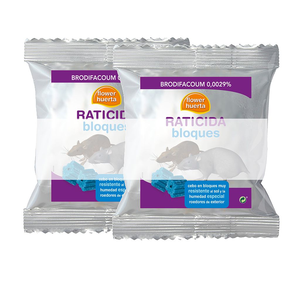 RATICIDA BLOQUES 2 bolsas x 250 g