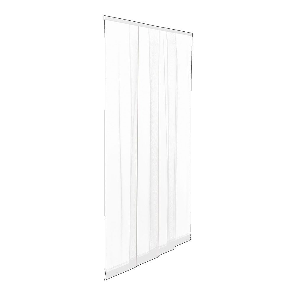 MOSQUITERA EN TIRAS PARA PUERTA, BLANCA, 140 x 240 cm, 6 piezas 28 x 240 cm