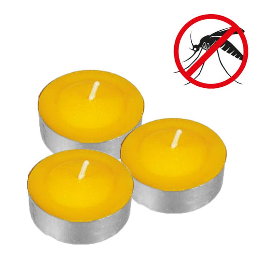VELA CALIENTA-VASOS CITRONELA, 15 uds