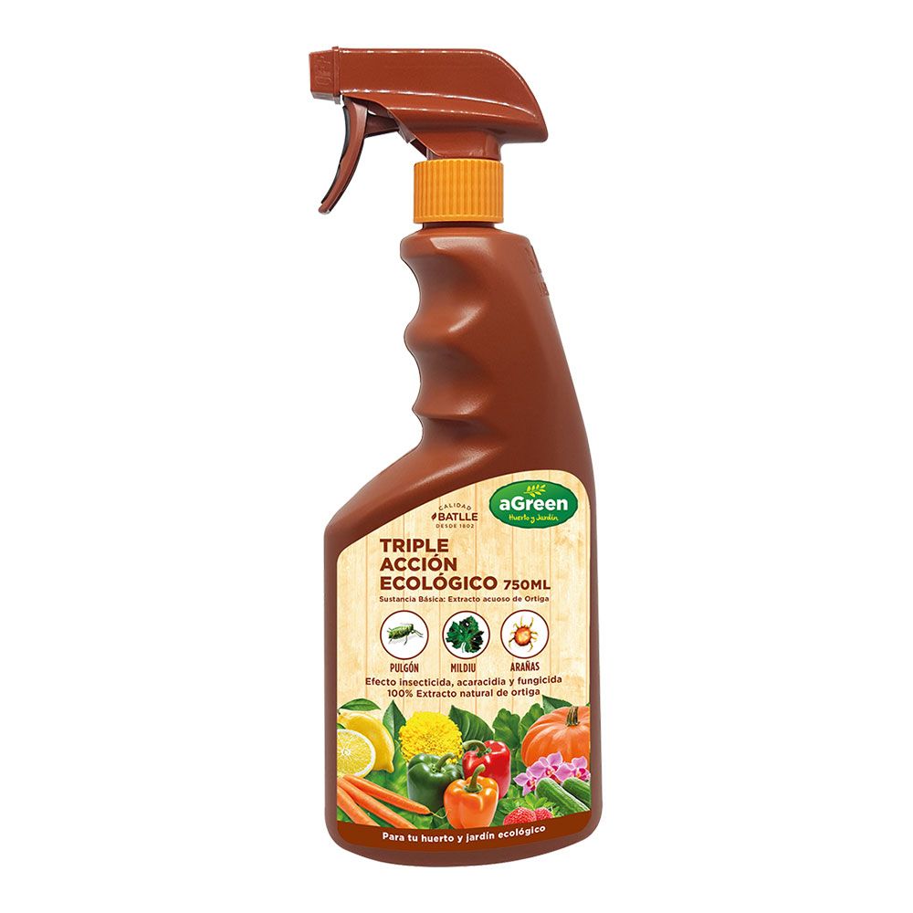 TRIPLE ACCIÓN ECO PISTOLA PULVERIZADORA 750 ml