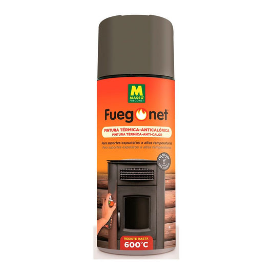 PINTURA EN SPRAY ANTICALÓRICA HASTA 600° GRIS 400 ml