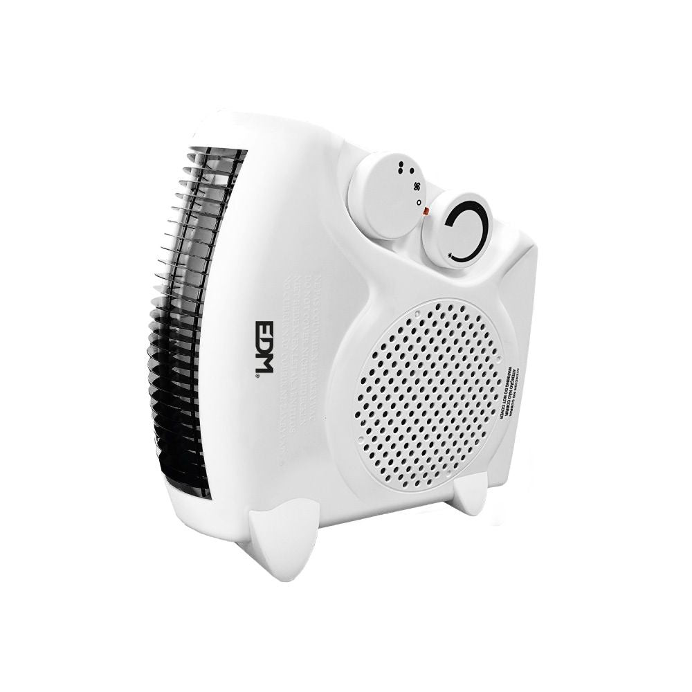 CALEFACTOR COMPACTO 2 EN 1 VERTICAL/HORIZONTAL 1.000 - 2.000 W BLANCO