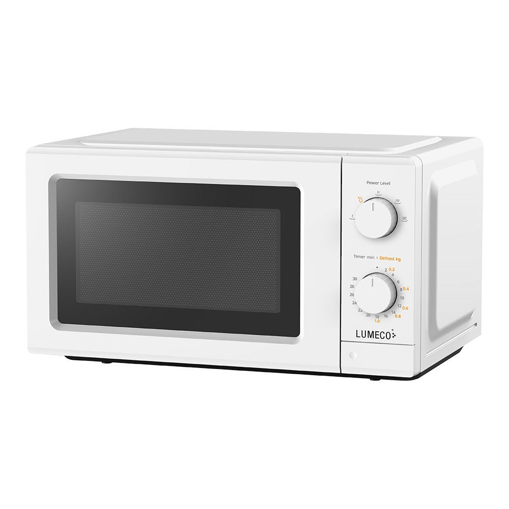 MICROONDAS 700 W BLANCO 20 l  5 FUNCIONES ( 4 NIVELES + DESCONGELACIÓN)