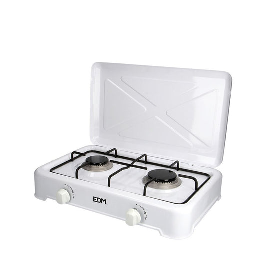 COCINA DE GAS ESMALTADA 2 FUEGOS