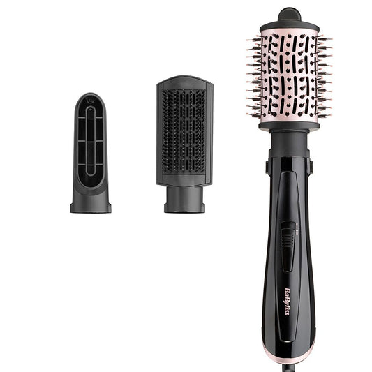CEPILLO DE AIRE STYLE SMOOTH 1000 W IÓNICO CON 3 ACCESORIOS