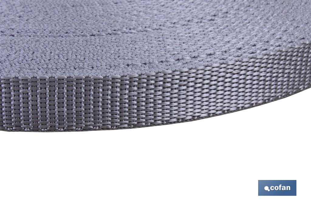 ROLLO CINTA PERSIANA  14MM X 50 M. GRIS