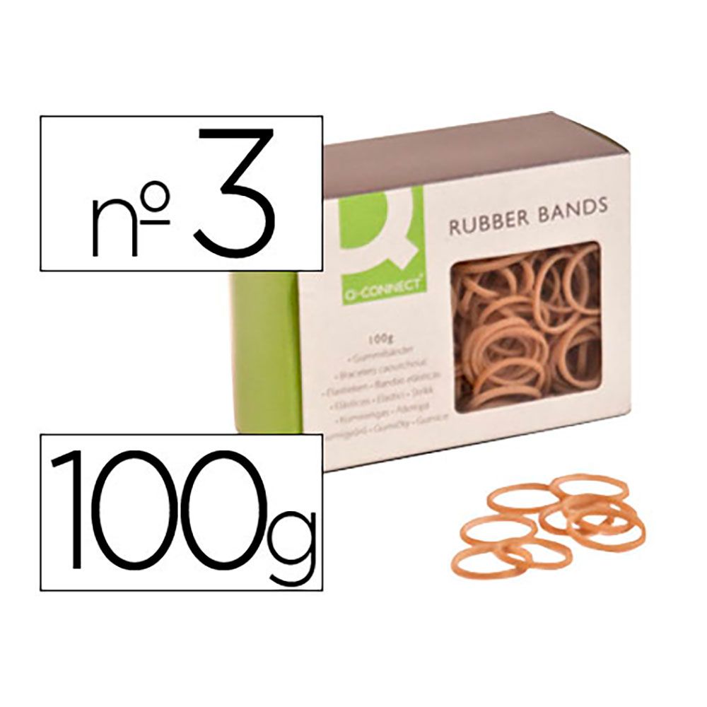 GOMILLAS ELÁSTICAS 100 g N°3 30 x 2 mm
