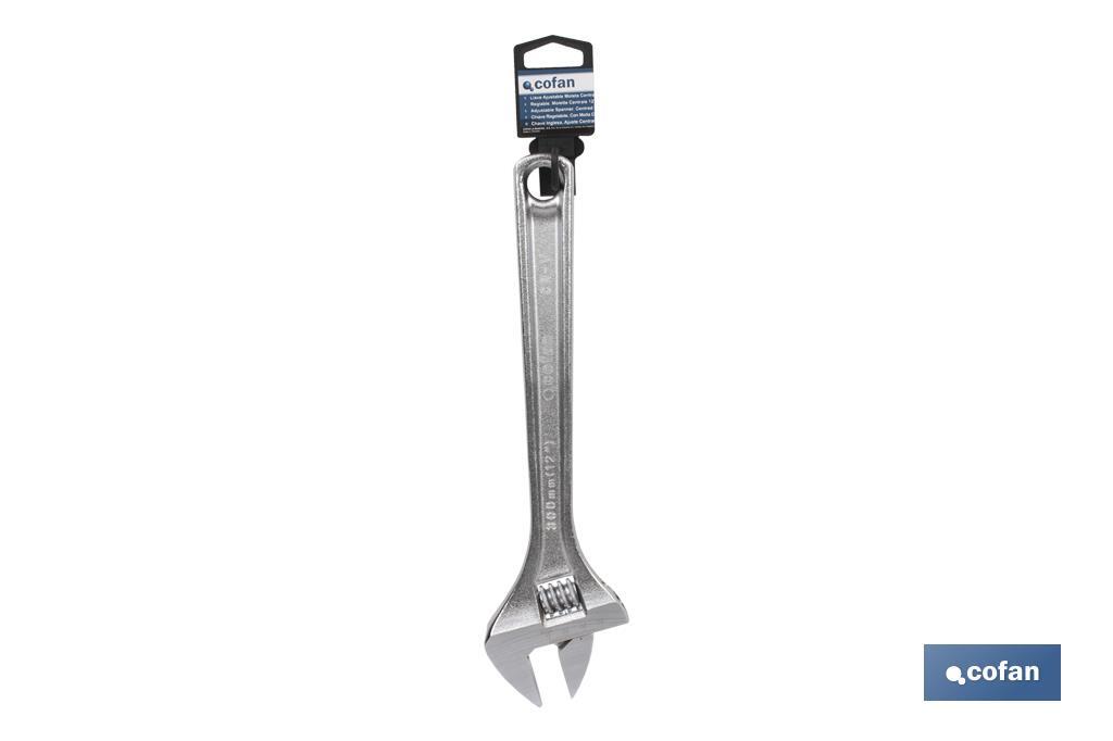 LLAVE AJUSTABLE MOLETA CENTRAL 18