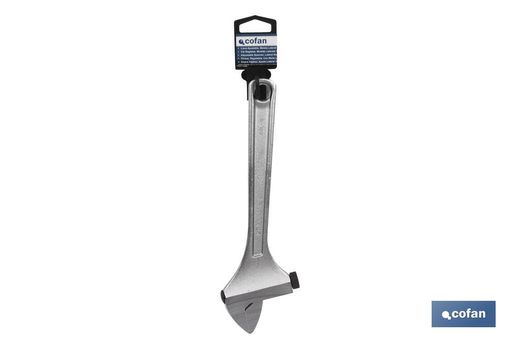 LLAVE AJUSTABLE MOLETA LATERAL 10
