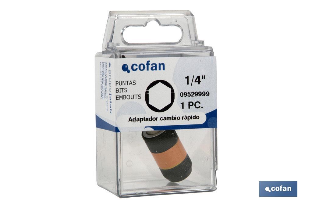 ADAPTADOR PUNTAS DESTORN.AUTO 1/4x77
