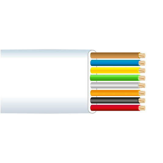 CABLE TELEFONICO 8 VIAS BLANCO CAT.3 EURO/m