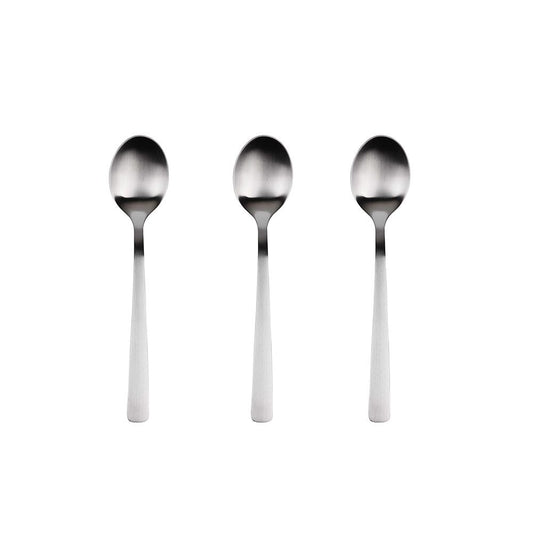 CUCHARILLA DE ACERO INOXIDABLE RECICLADO MATE ROOT 3 uds