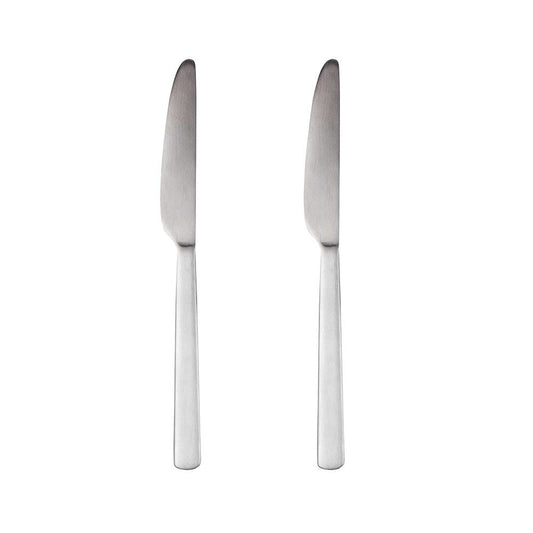 CUCHILLO DE ACERO INOXIDABLE RECICLADO MATE ROOT, BLISTER 2 uds