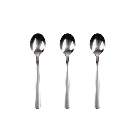 CUCHARILLA DE ACERO INOXIDABLE RECICLADO BRILLO EARTH 3 uds