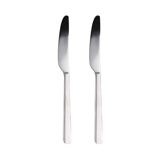 CUCHILLO DE ACERO INOXIDABLE RECICLADO BRILLO EARTH, BLISTER 2 uds
