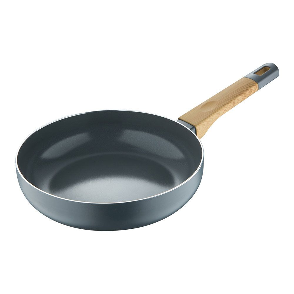 SARTÉN DE ALUMINIO PRENSADO INDUCCIÓN EARTH GREY Ø20 cm