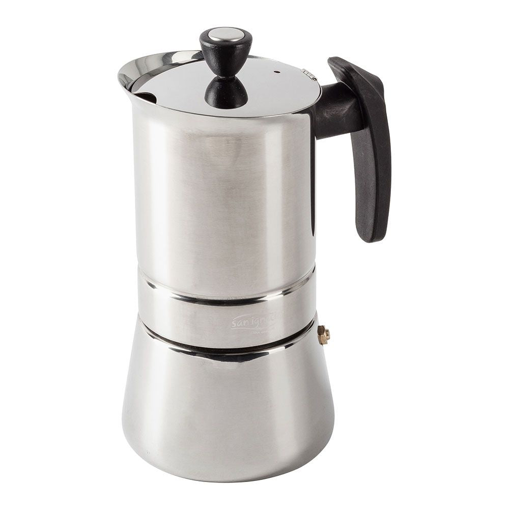 CAFETERA MOODS SG-3593 DE ACERO INOXIDABLE 9 TAZAS