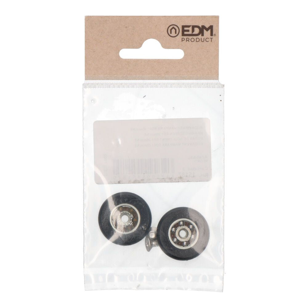 BLISTER CON 2 RODAMIENTOS PARA MAMPARA RD1 Ø26mm NE 91338 EDM