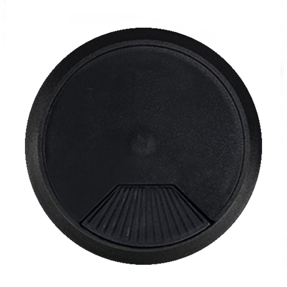 TAPÓN PASACABLES TPC01 Ø60 x 22 mm NEGRO, BLISTER