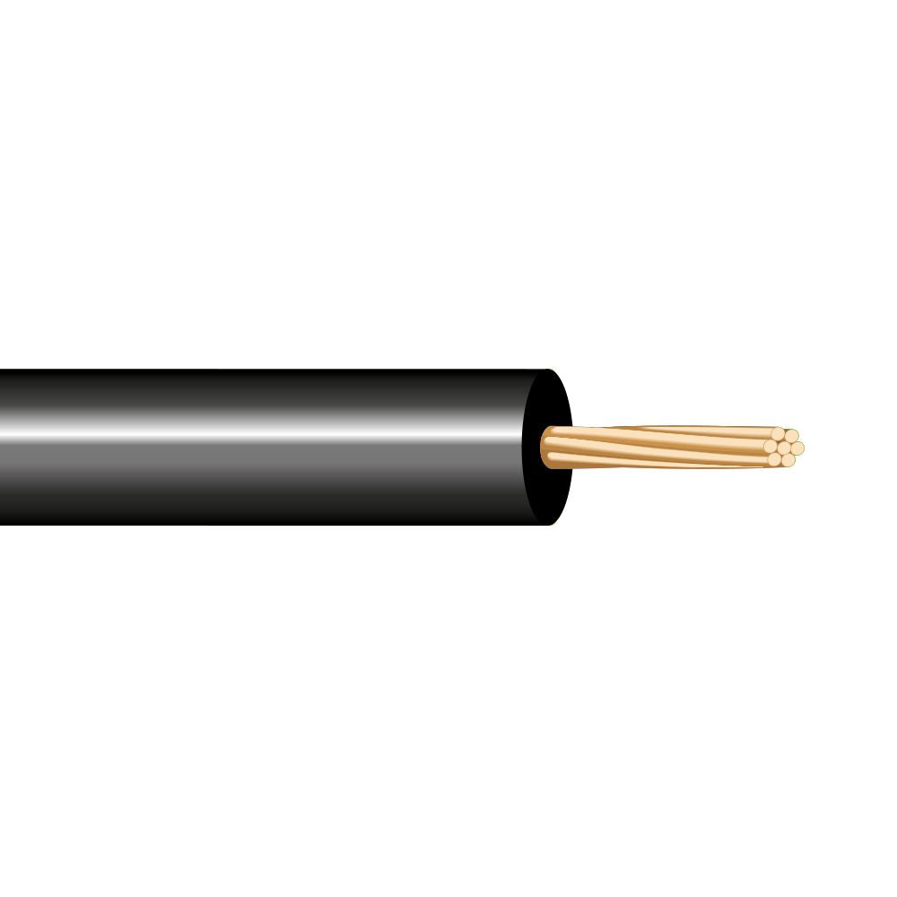 CABLECILLO H05V-K 0,50 mm² NEGRO EURO/m