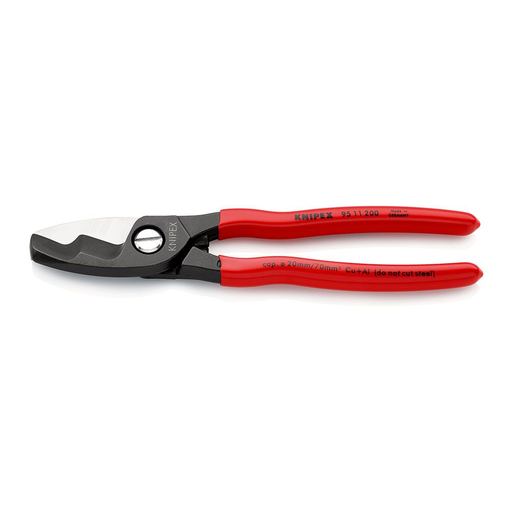 TIJERA CORTACABLES CON FILO DE CORTE 200 mm Ø20 mm / 70 mm²