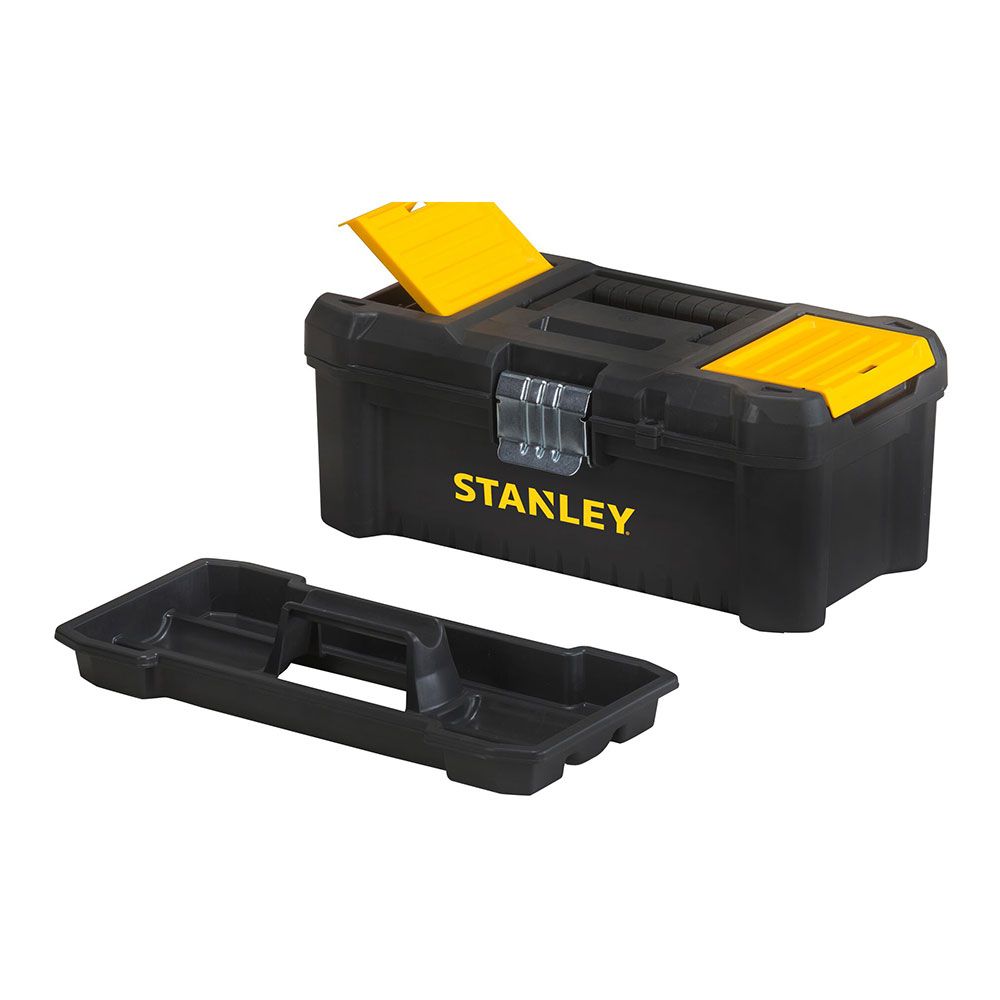CAJA DE HERRAMIENTAS DE PLÁSTICO CON CIERRES DE METAL 12.5 pulg / 32 cm