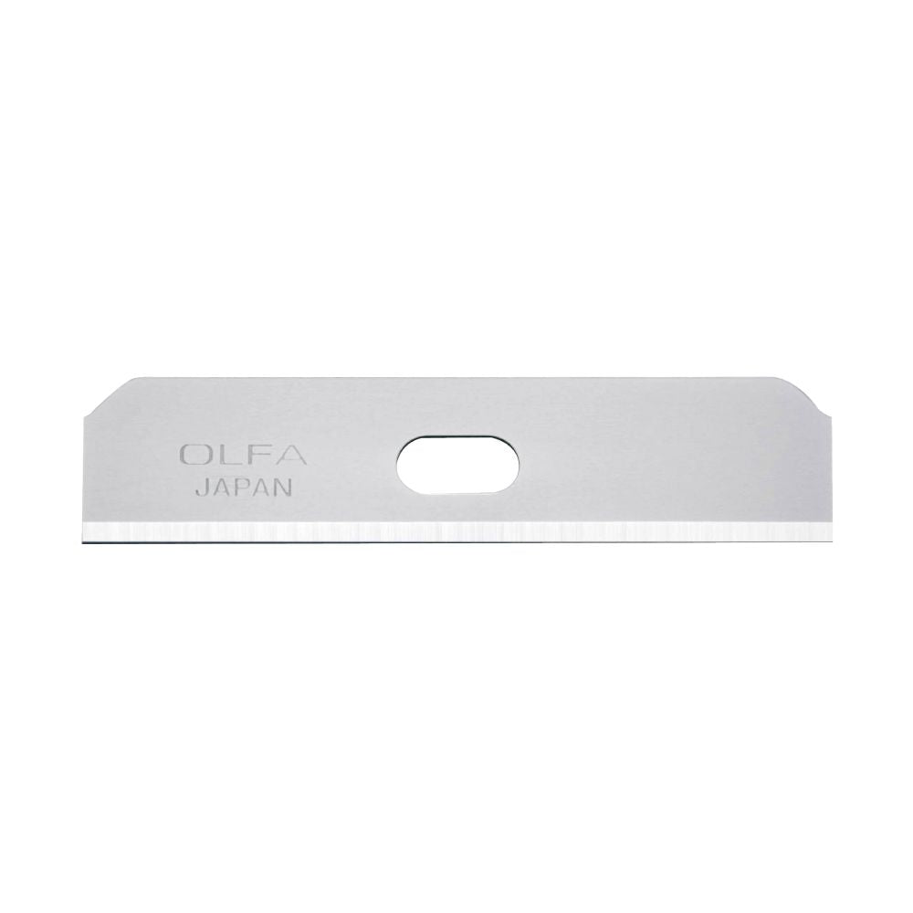 JUEGO DE 10 CUCHILLAS SKB-7 TRAPEZOIDALES PLATEADAS 50 x 12,5 x 0,4 mm